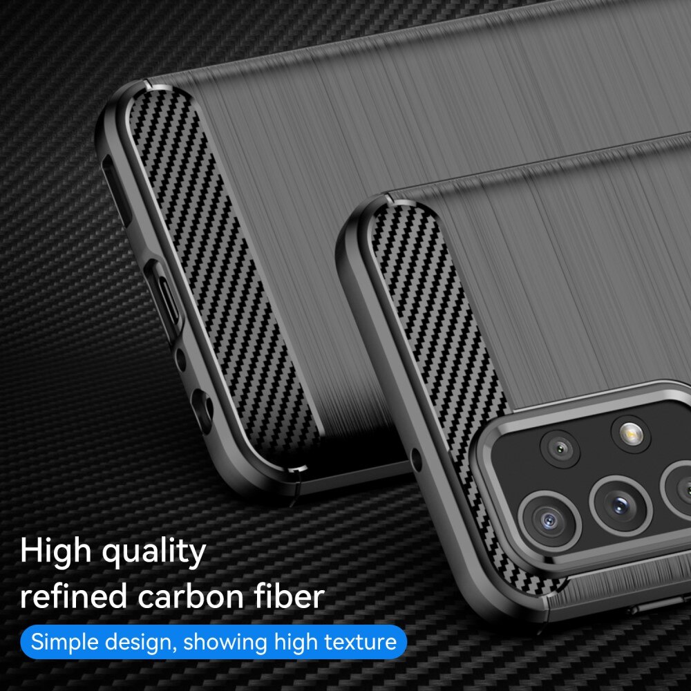 Samsung Galaxy A23 Hülle TPU Brushed Schwarz