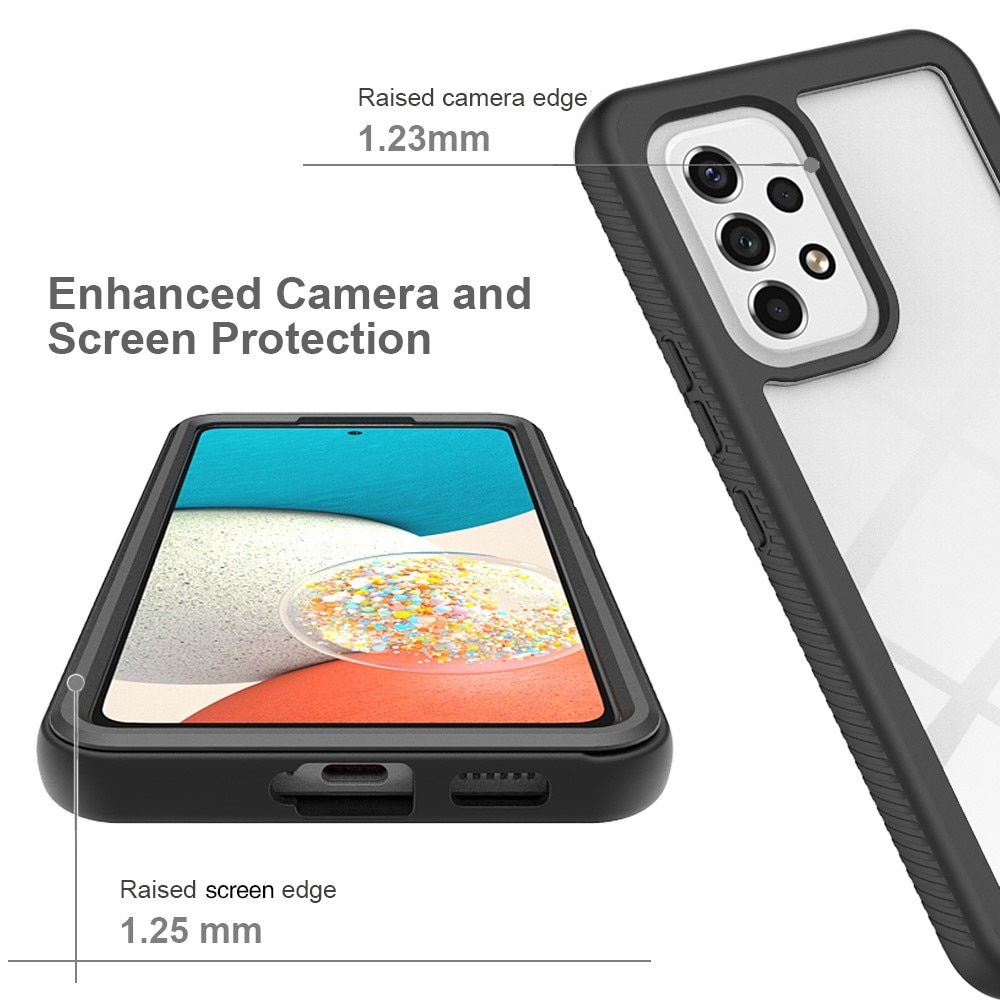 Samsung Galaxy A53 Full Cover Hülle Schwarz