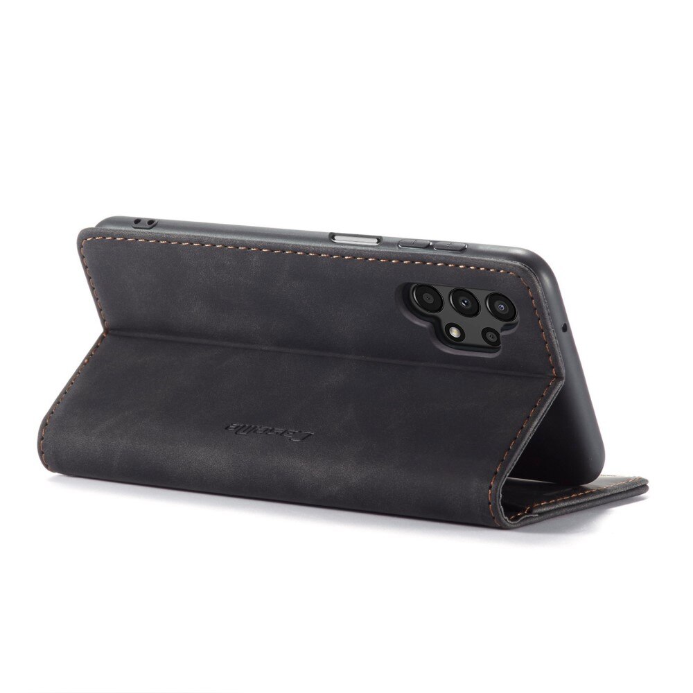 Slim Portemonnaie-Hülle Samsung Galaxy A13 Schwarz