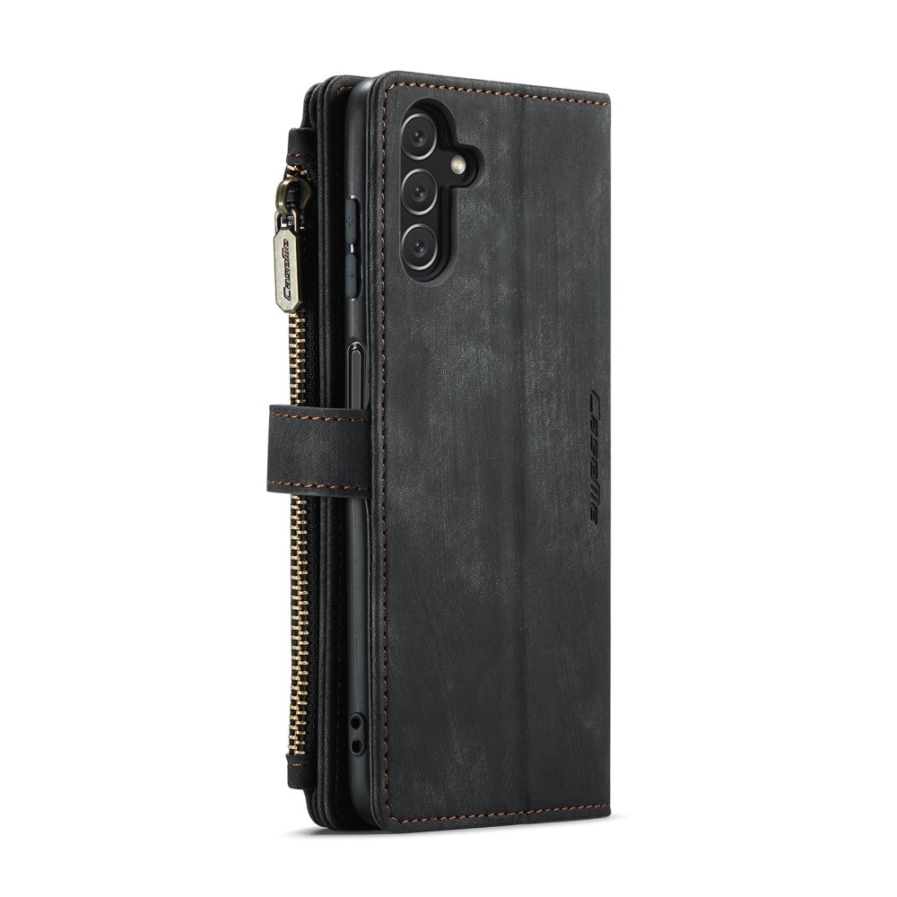 Zipper Portemonnaie-Hülle Samsung Galaxy A04s schwarz