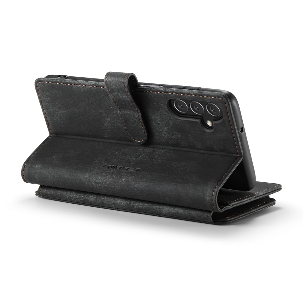 Zipper Portemonnaie-Hülle Samsung Galaxy A04s Schwarz