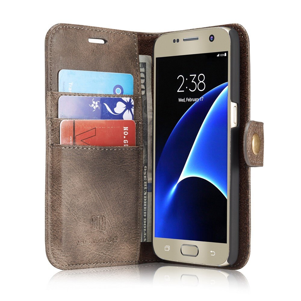 Handytasche Magnetische Samsung Galaxy S7 Braun