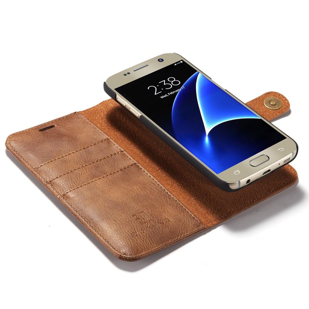 Handytasche Magnetische Samsung Galaxy S7 Cognac
