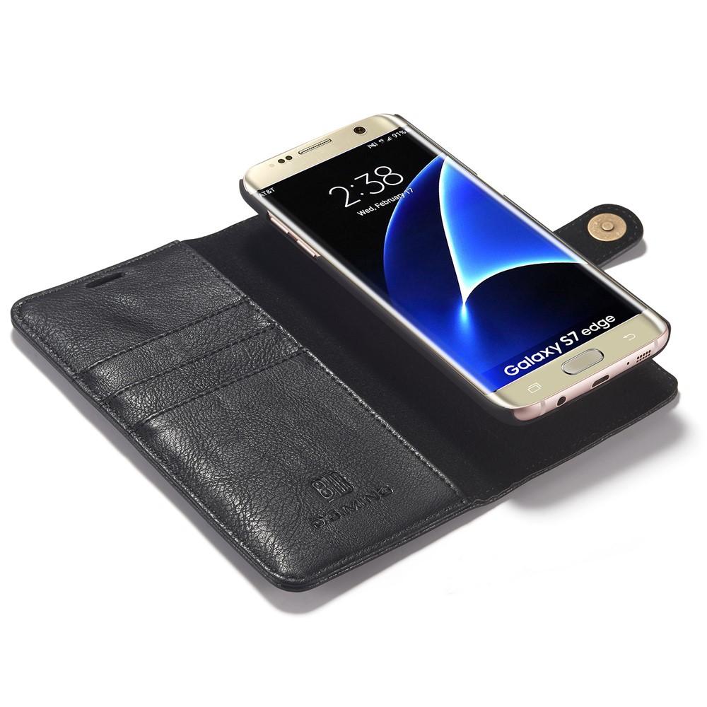 Handytasche Magnetische Samsung Galaxy S7 Edge Black