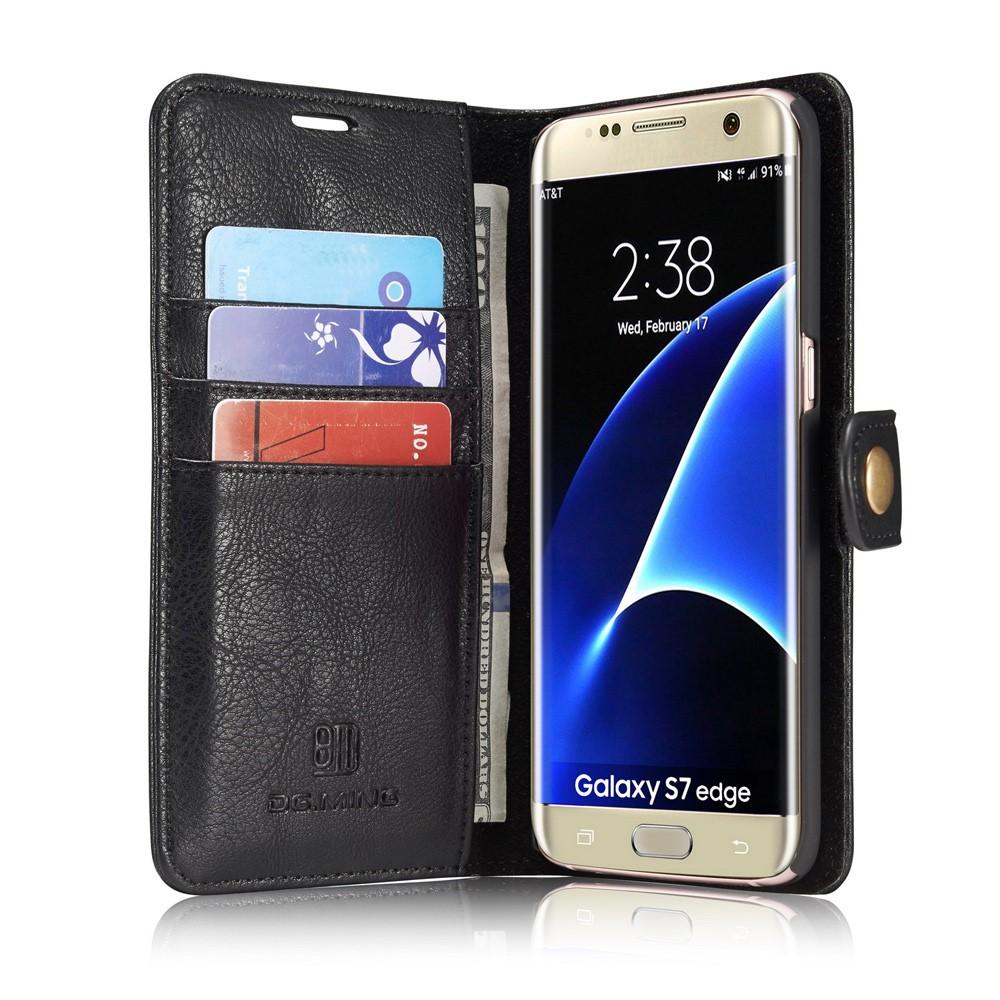 Handytasche Magnetische Samsung Galaxy S7 Edge Black
