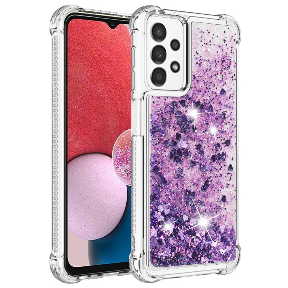 Samsung Galaxy A13 Glitter Powder TPU Case Lila