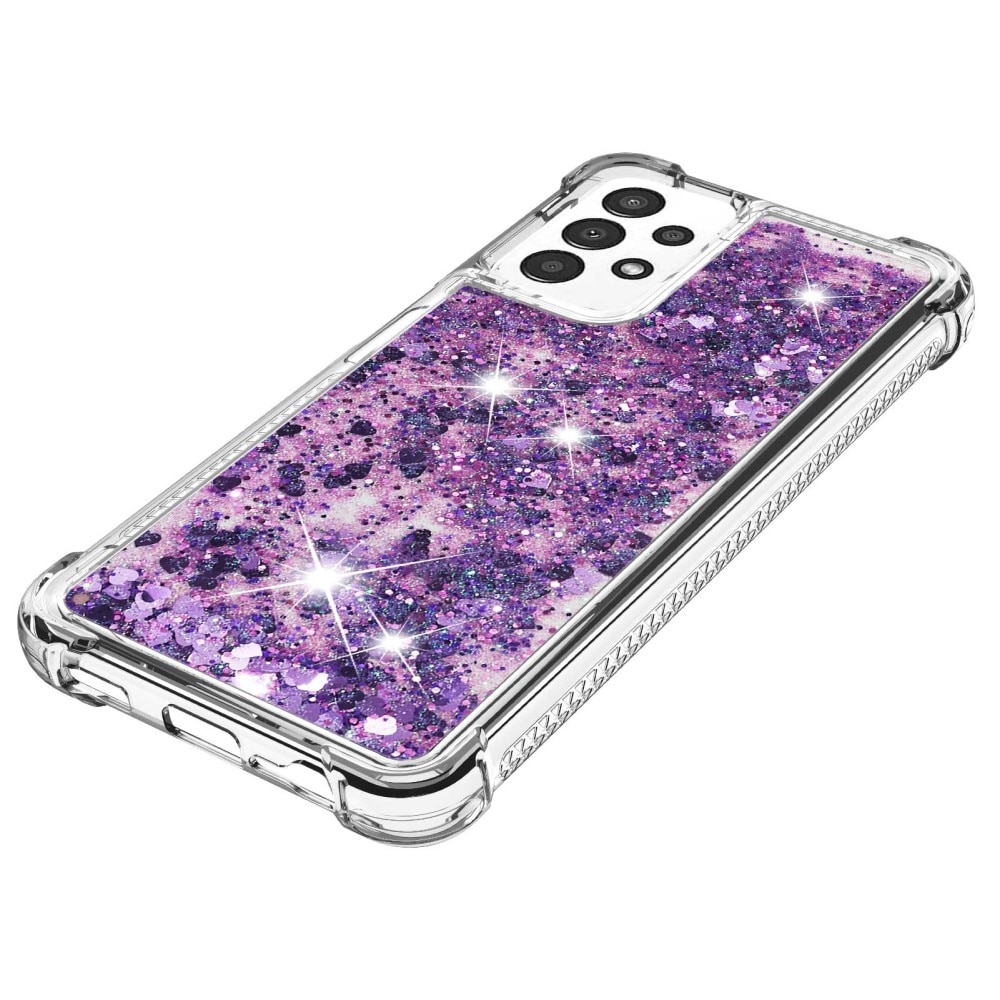 Samsung Galaxy A13 Glitter Powder TPU Case Lila