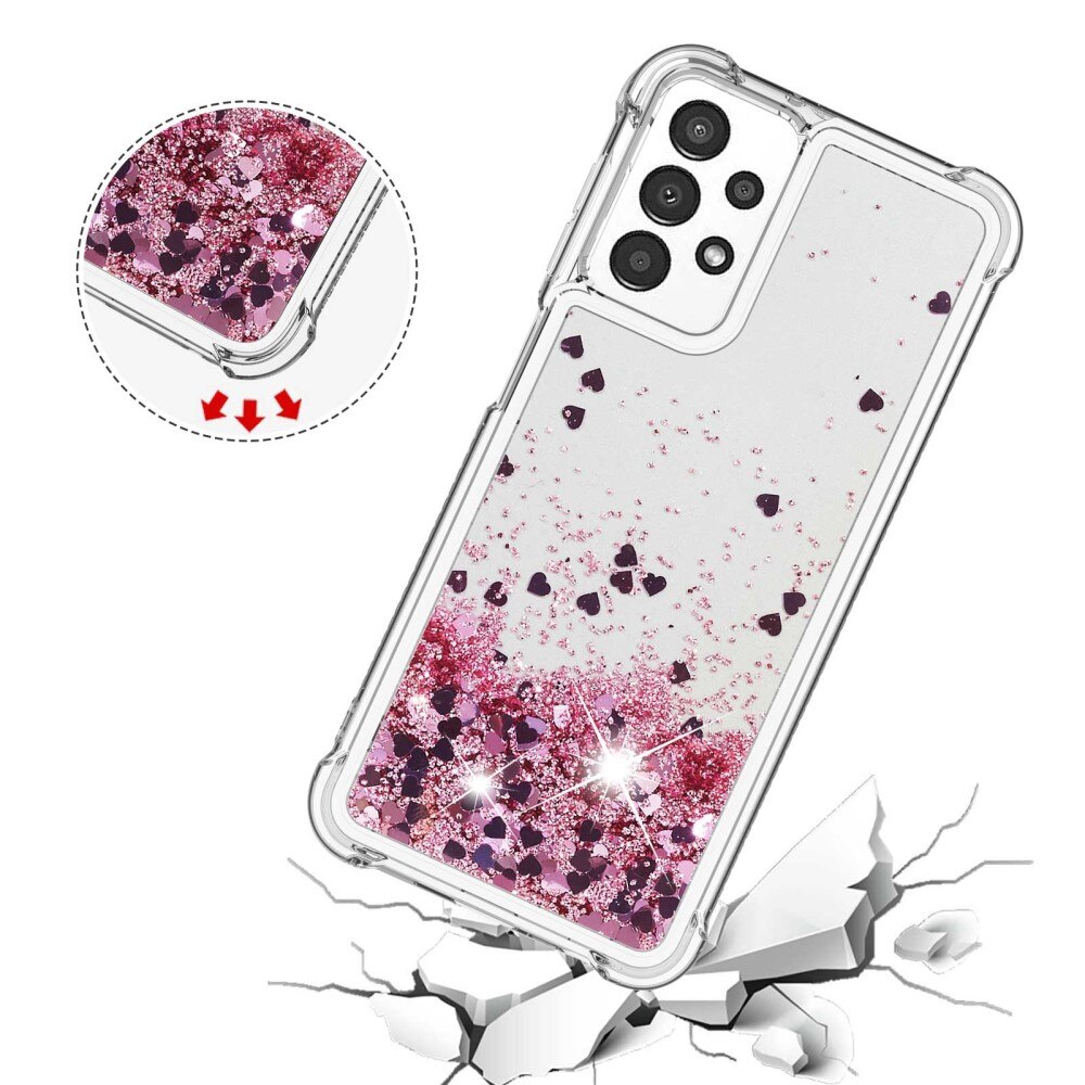 Samsung Galaxy A13 Glitter Powder TPU Case Rosa