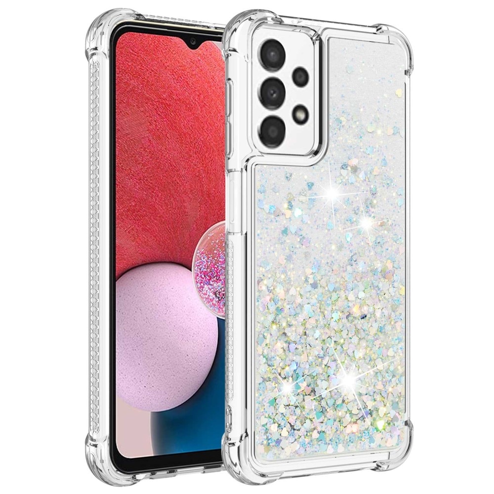 Samsung Galaxy A13 Glitter Powder TPU Case Silber