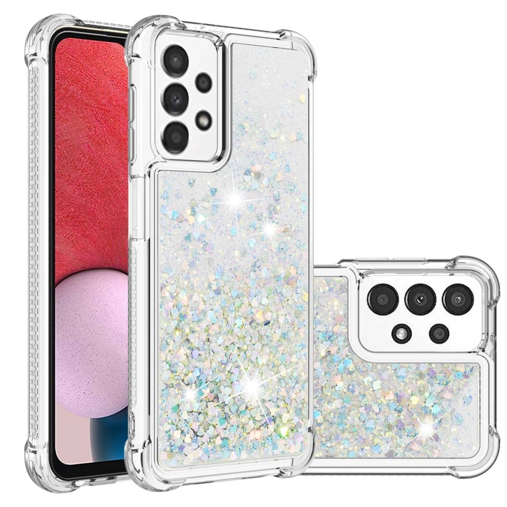 Samsung Galaxy A13 Glitter Powder TPU Case Silber