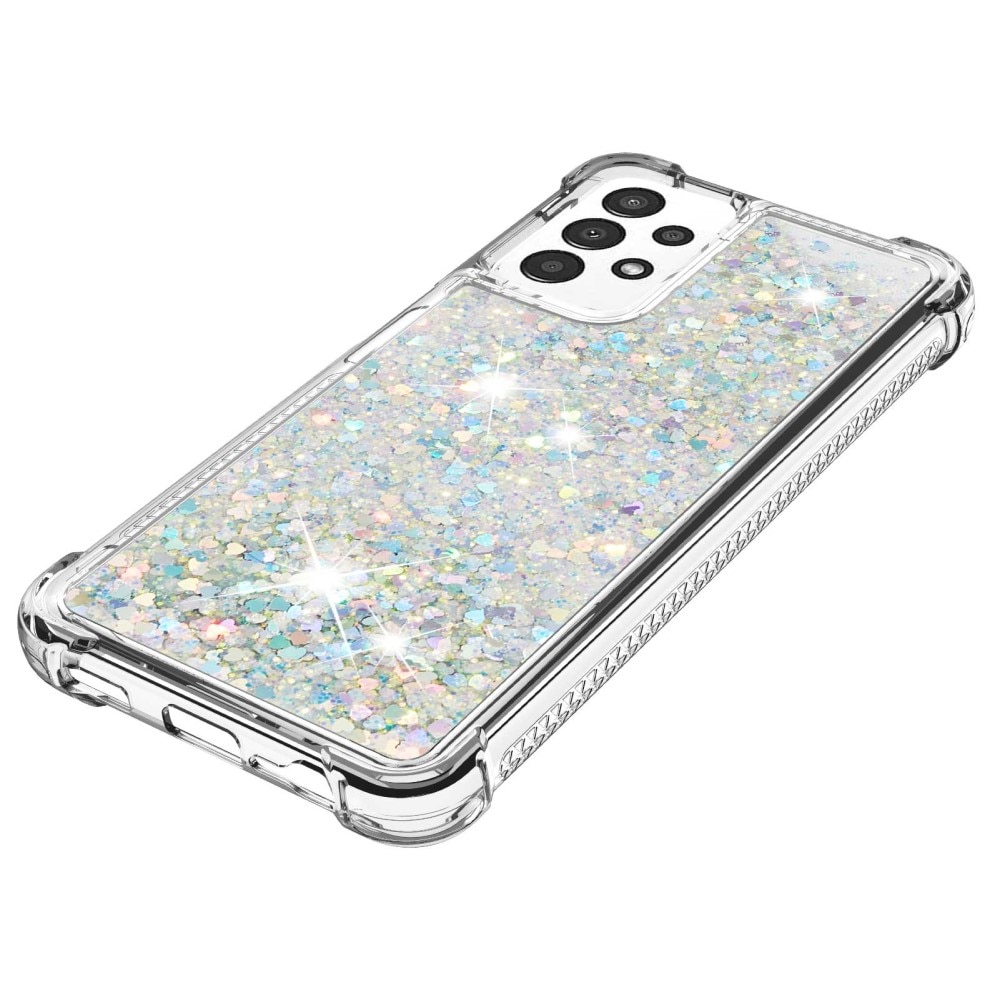 Samsung Galaxy A13 Glitter Powder TPU Case Silber