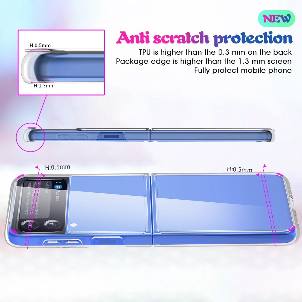 Hard Clear Cover Samsung Galaxy Z Flip 4 Transparent