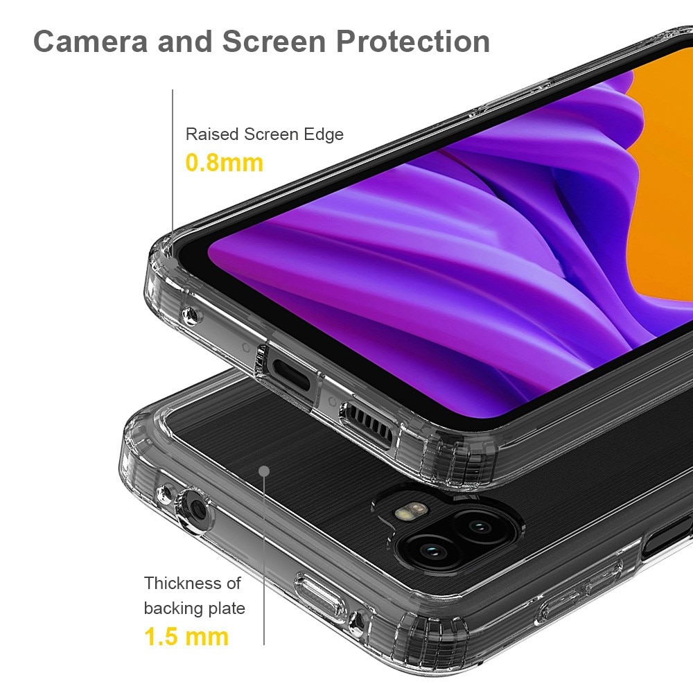 Samsung Galaxy Xcover 6 Pro hybride Handyhülle Crystal Hybrid, durchsichtig