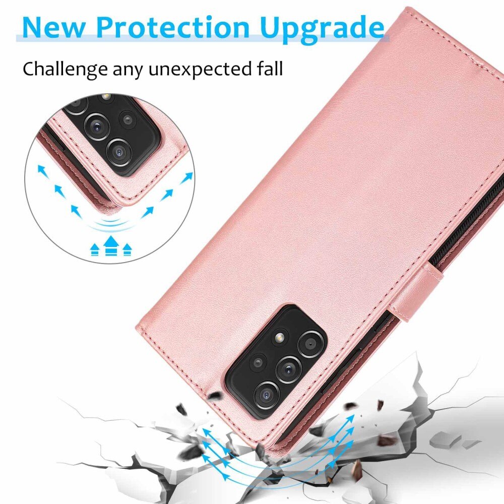 Samsung Galaxy A53 Magnetische Handytasche rosagold