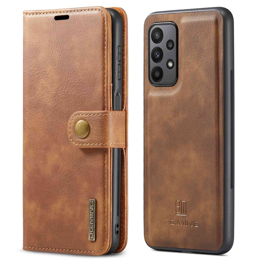 Handytasche Magnetische Samsung Galaxy A23 Cognac