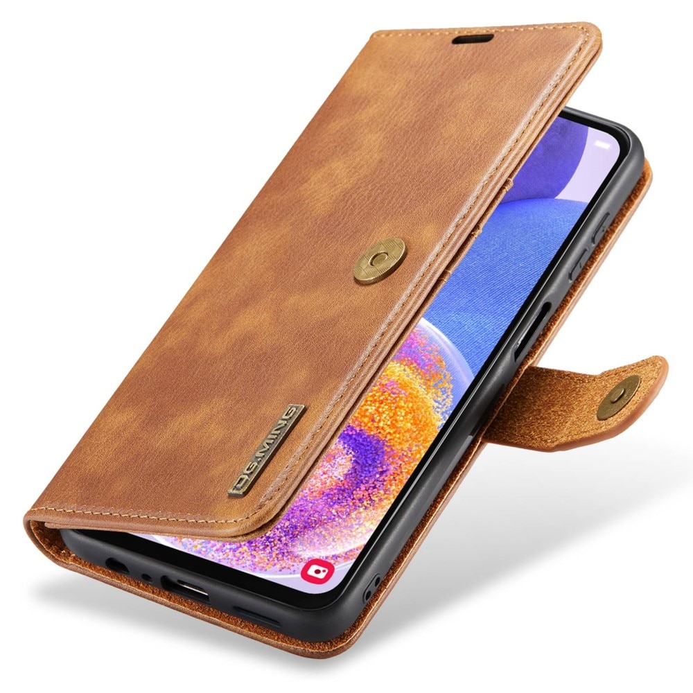 Handytasche Magnetische Samsung Galaxy A23 Cognac