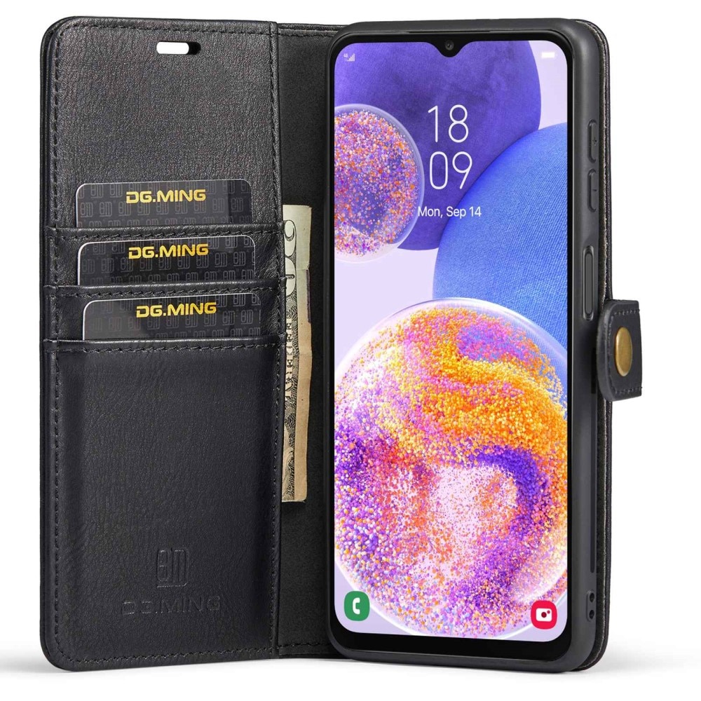 Handytasche Magnetische Samsung Galaxy A23 Schwarz