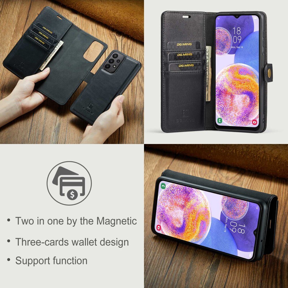 Handytasche Magnetische Samsung Galaxy A23 Schwarz