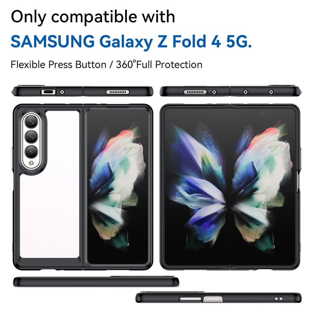 Samsung Galaxy Z Fold 4 hybride Handyhülle Crystal Hybrid, durchsichtig