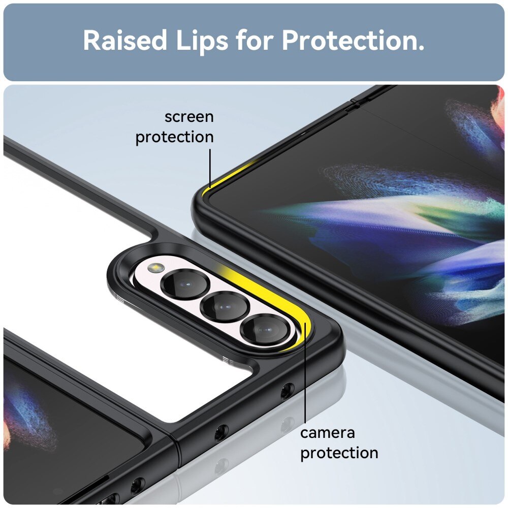 Samsung Galaxy Z Fold 4 Hybrid-Hülle durchsichtig
