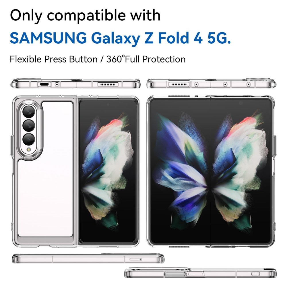 Samsung Galaxy Z Fold 4 hybride Handyhülle Crystal Hybrid, durchsichtig