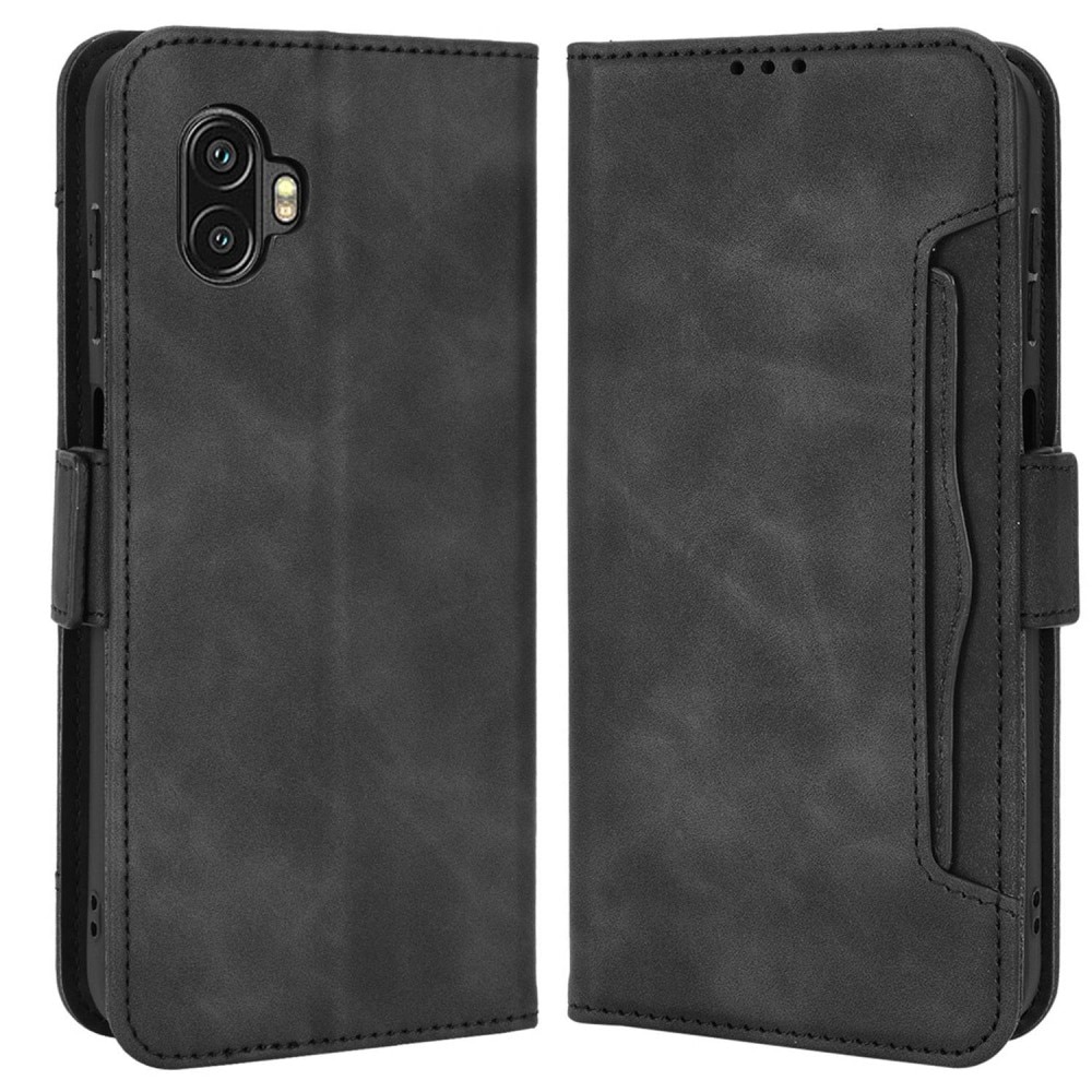 Samsung Galaxy Xcover 6 Pro Multi Portemonnaie-Hülle Schwarz