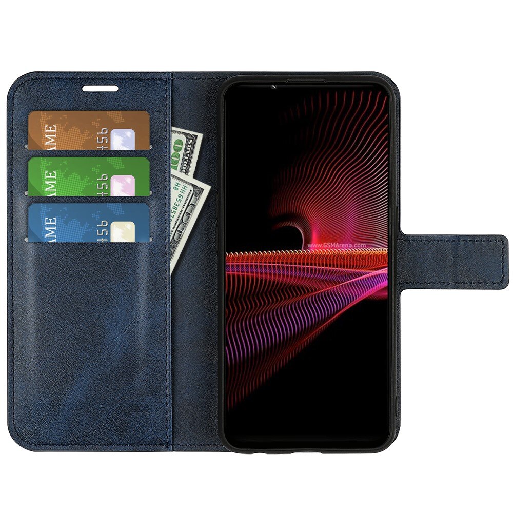 Sony Xperia 1 IV Leather Wallet Blue