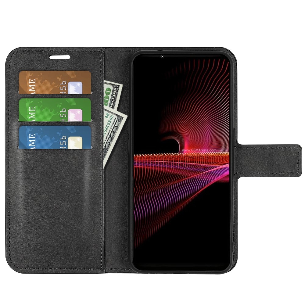 Sony Xperia 1 IV Leather Wallet Black