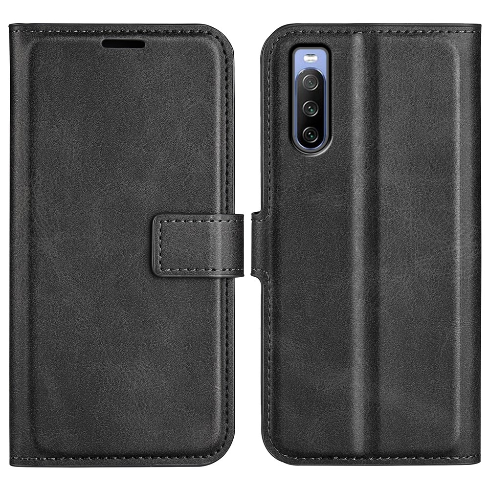 Sony Xperia 10 IV Leather Wallet Black