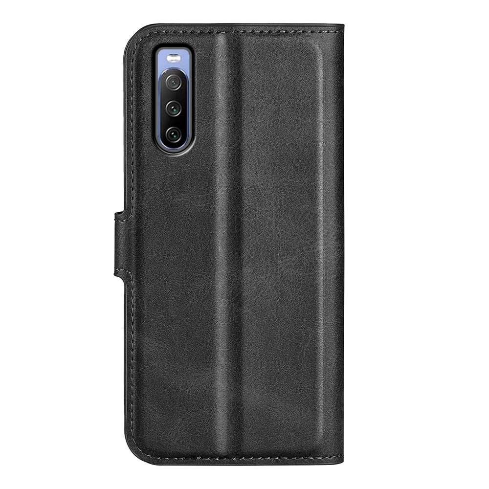 Sony Xperia 10 IV Leather Wallet Black