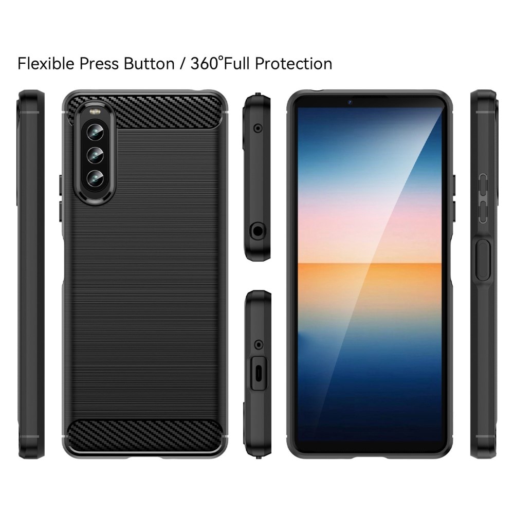 Brushed TPU Case Sony Xperia 10 IV Black