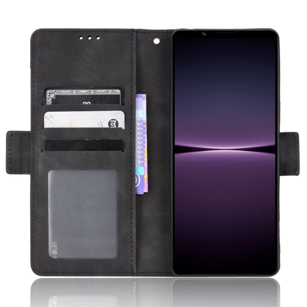 Sony Xperia 1 IV Multi Portemonnaie-Hülle Schwarz