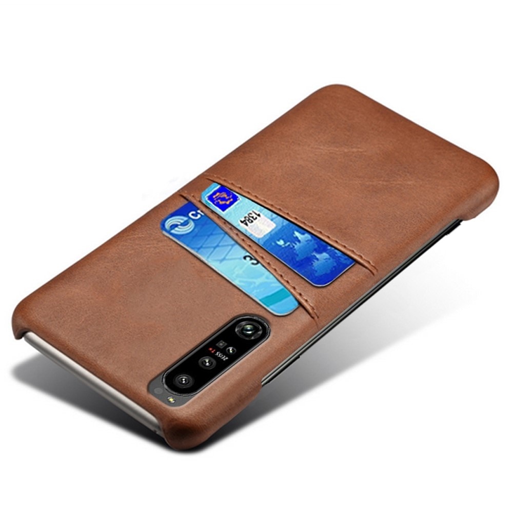 Card Slots Case Sony Xperia 1 IV Brown