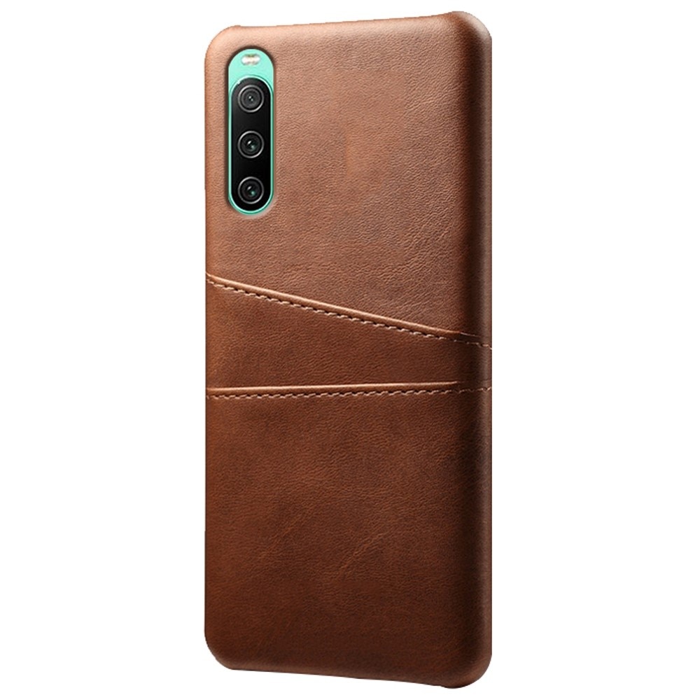 Card Slots Case Sony Xperia 10 IV Brown