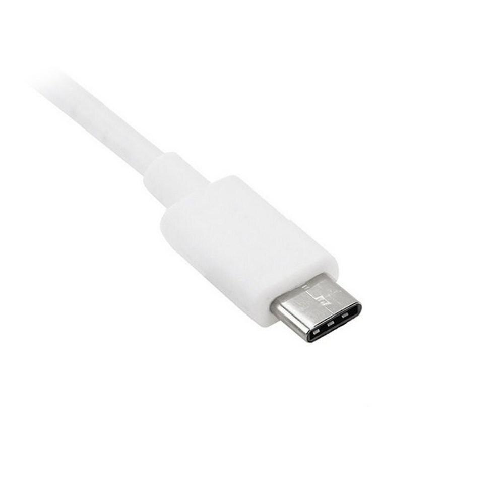 USB-kabel 3.1 Type C -> Type A 1m Weiß