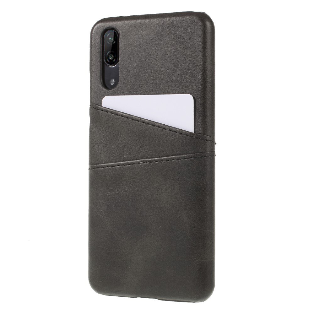 Card Slots Case Huawei P20 Schwarz