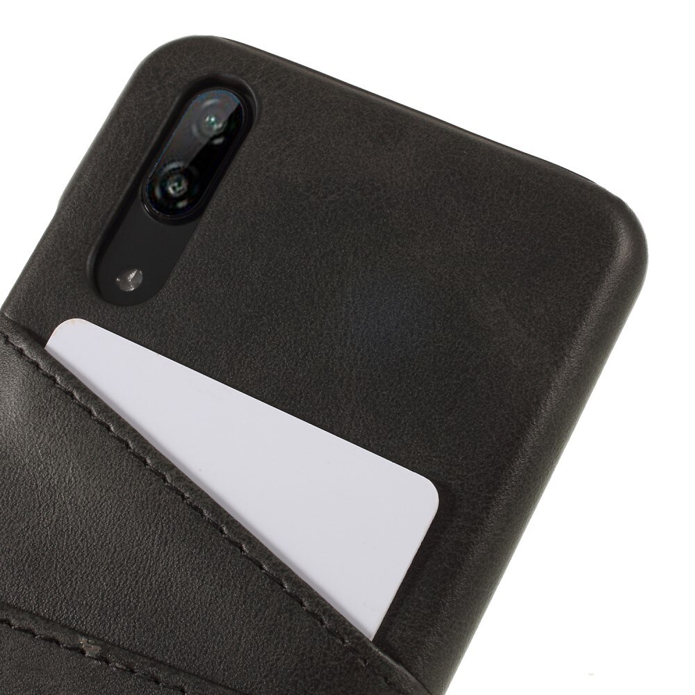 Card Slots Case Huawei P20 Schwarz