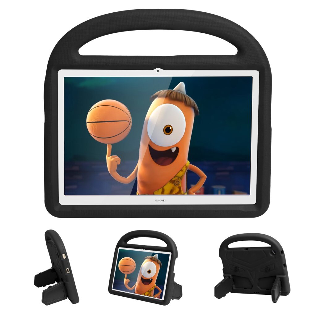Huawei Mediapad T3 10 Schutzhülle Kinder mit Kickständer EVA schwarz