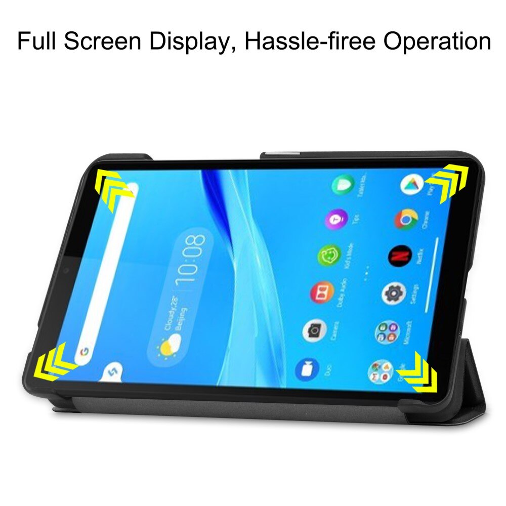 Lenovo Tab M7 (2nd Gen) Schutzhülle Tri-Fold Case schwarz