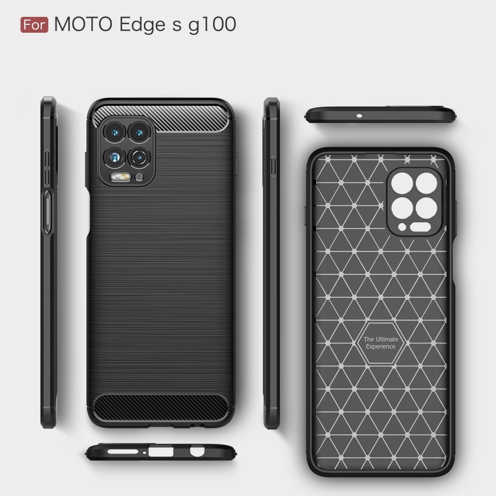 Brushed TPU Case Motorola Moto G100 Black