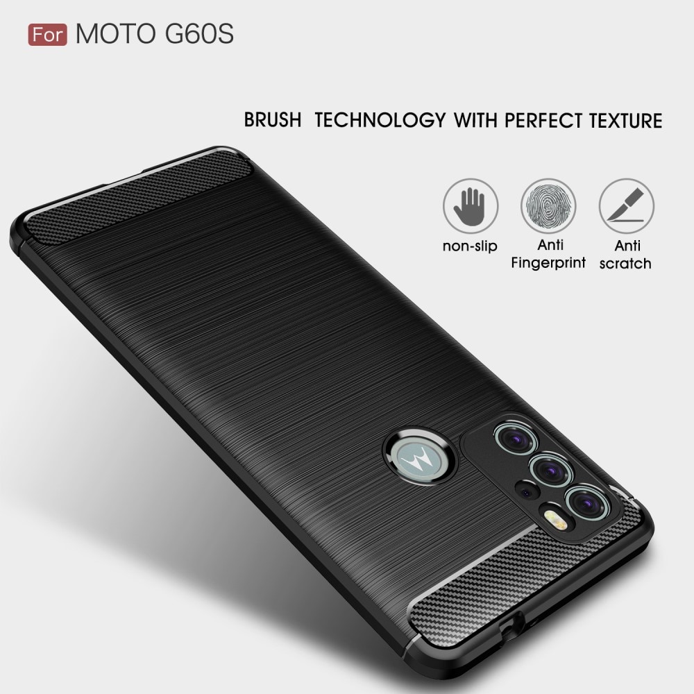 Brushed TPU Case Motorola Moto G60s Black