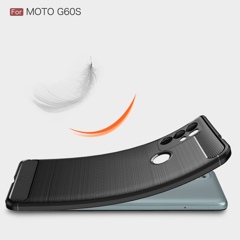 Brushed TPU Case Motorola Moto G60s Black