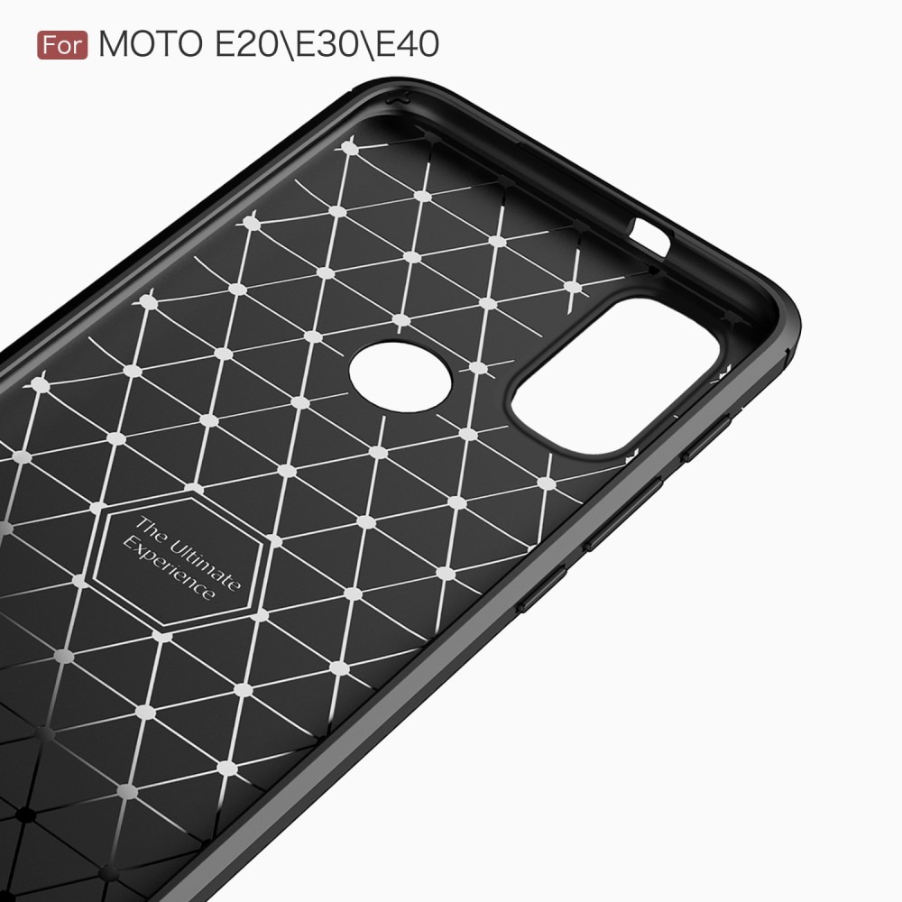 Brushed TPU Case Motorola Moto E20/E30/E40 Black