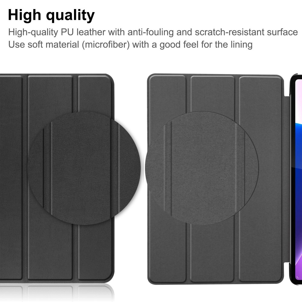  Lenovo Tab P12 Pro Tri-Fold Case Schutzhülle Schwarz