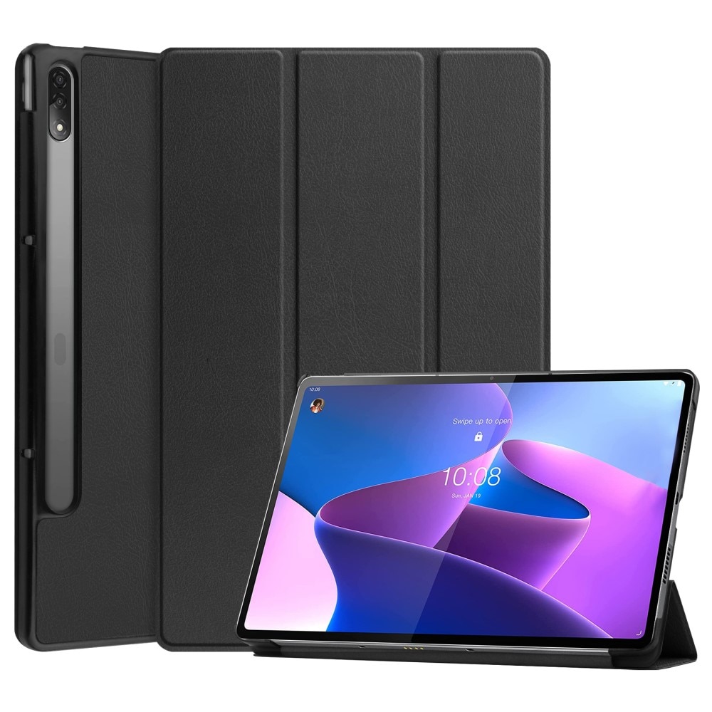 Lenovo Tab P12 Pro Schutzhülle Tri-Fold Case schwarz