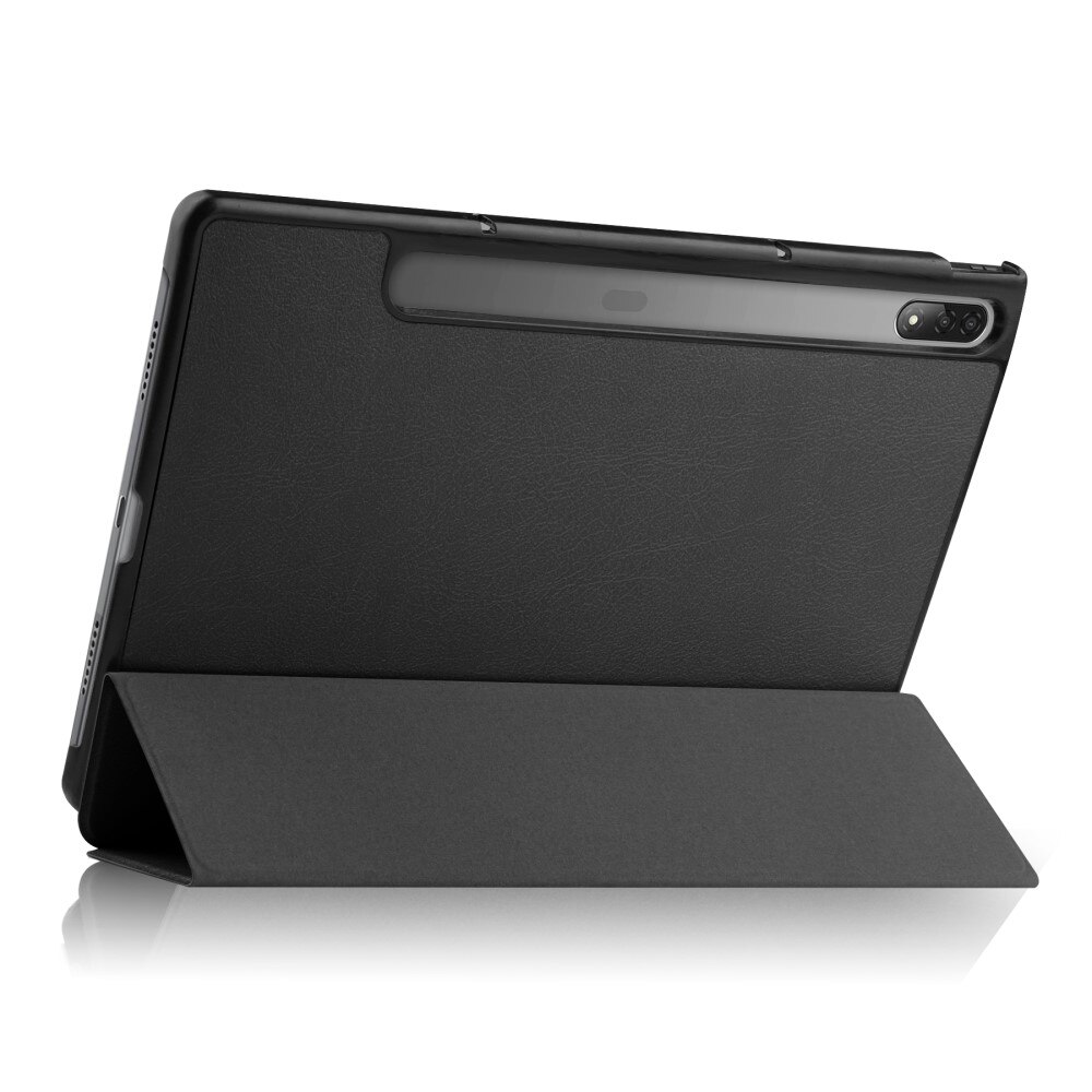  Lenovo Tab P12 Pro Tri-Fold Case Schutzhülle Schwarz