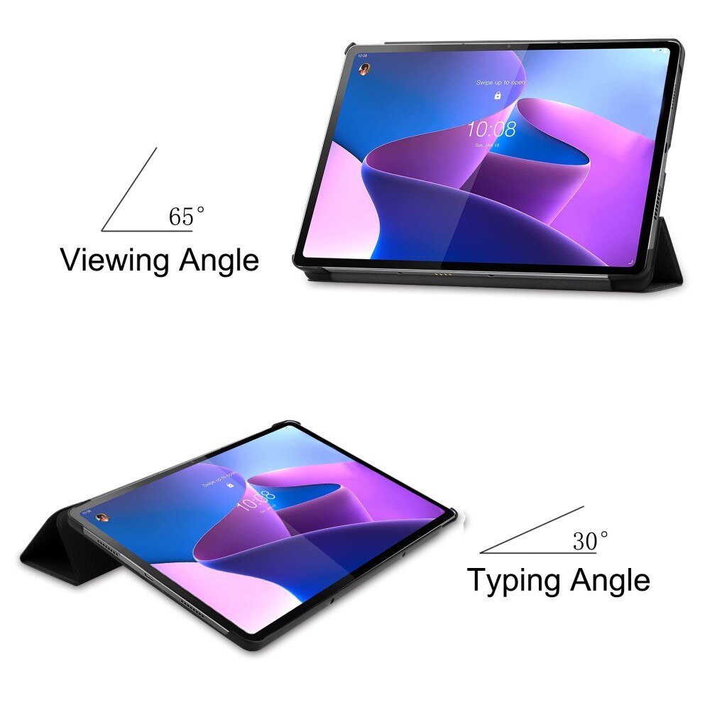  Lenovo Tab P12 Pro Tri-Fold Case Schutzhülle Schwarz