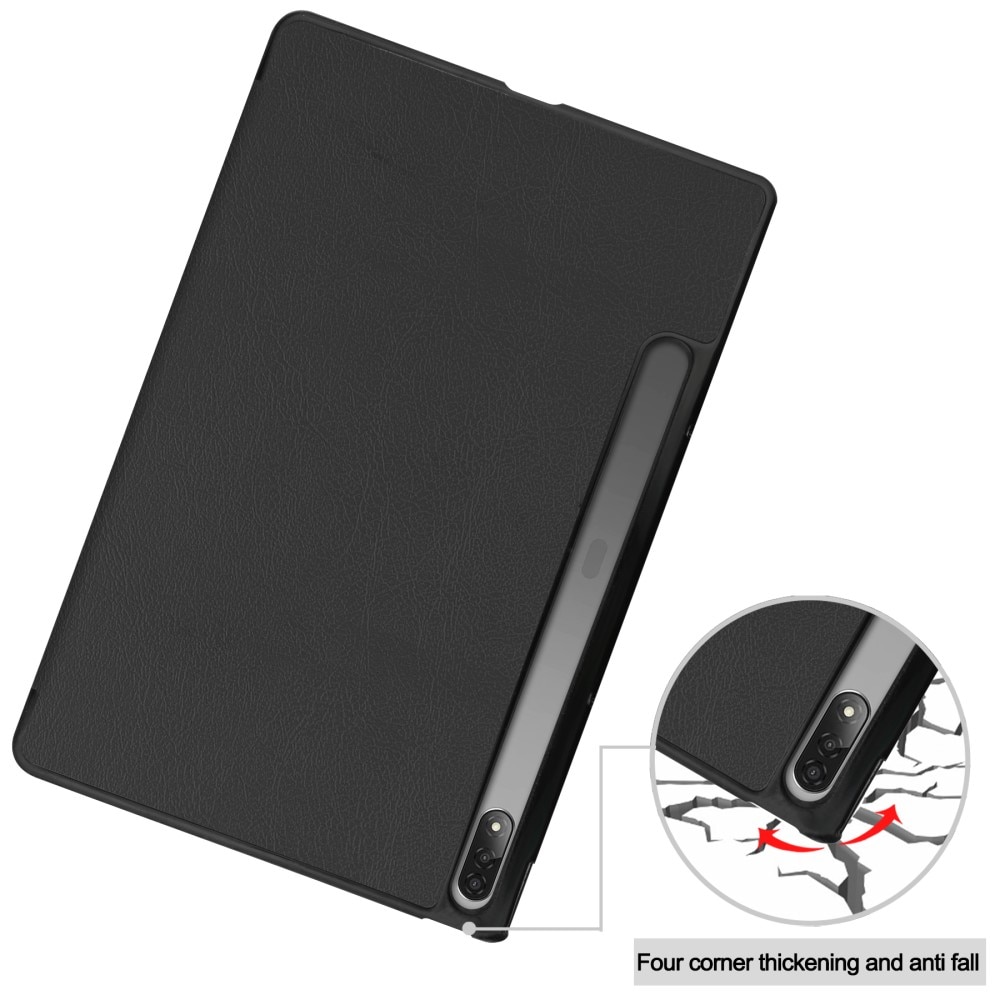 Lenovo Tab P12 Pro Schutzhülle Tri-Fold Case schwarz