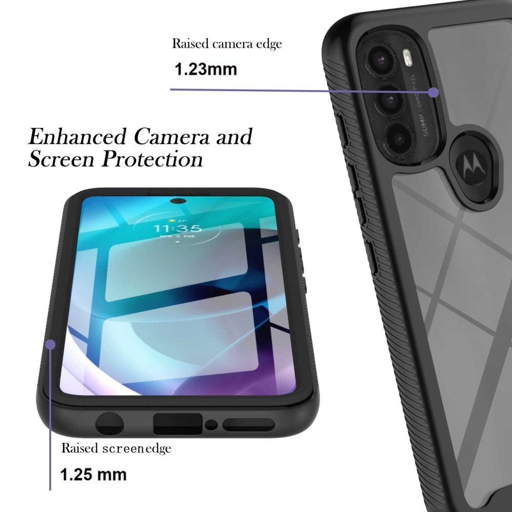 Motorola Moto G71 Full Protection Case Black