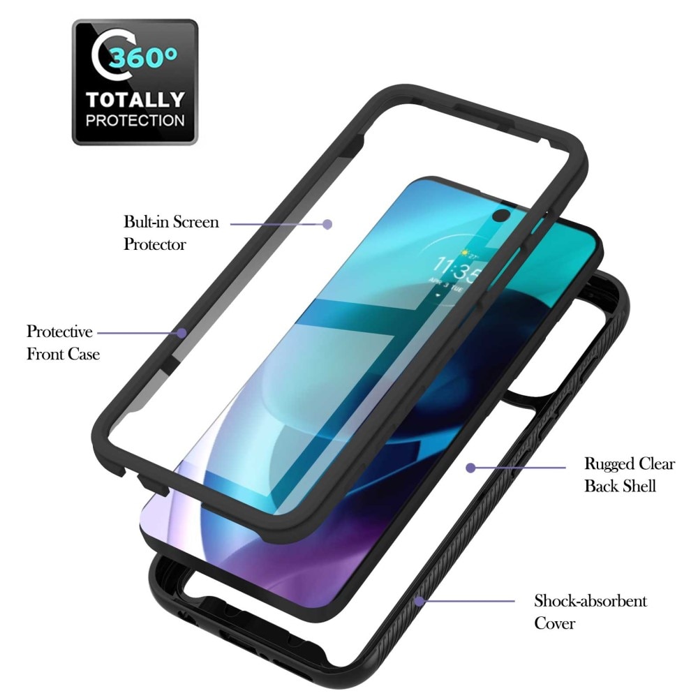 Motorola Moto G71 Full Protection Case Black